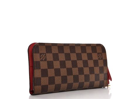 louis vuitton wallet insolite damier ebene rou|authentic Louis Vuitton damier wallet.